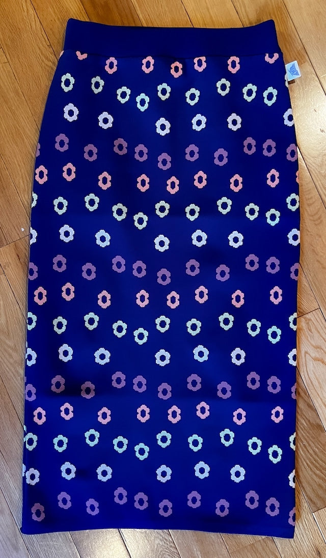 Knit Skirt | Multi / Floral